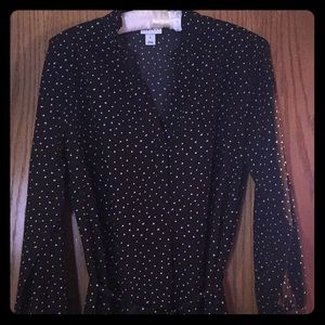 Ava & Viv black and white dress